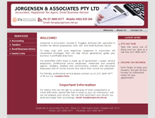 Tablet Screenshot of jorgensen.net.au